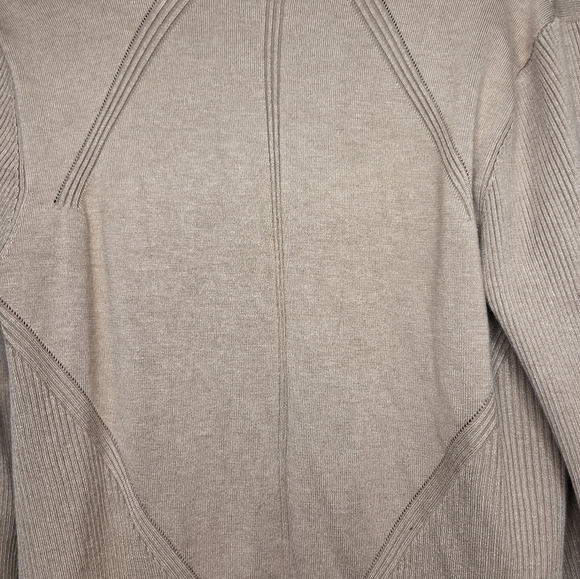 PREMISE Beige Open-Front Cardigan - Picture 6 of 9